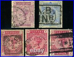 GREAT BRITAIN #96 #108-109 Queen Victoria Postage Stamp Collection Used