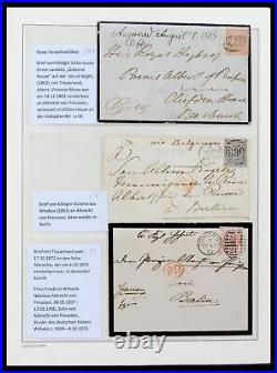 GREAT BRITAIN Commonwealth 1862-1951 Covers in Album Stamp Collection