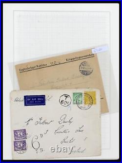 GREAT BRITAIN Commonwealth 1862-1951 Covers in Album Stamp Collection