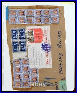 GREAT BRITAIN Commonwealth 1862-1951 Covers in Album Stamp Collection