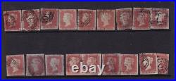 GREAT BRITAIN HUGE SELECTION Q/VICTORIA 1p IMPERFS & PERFORATED REDS PLUS MX's