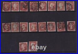 GREAT BRITAIN HUGE SELECTION Q/VICTORIA 1p IMPERFS & PERFORATED REDS PLUS MX's