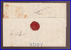 GREAT BRITAIN Penny Black cover #1 Nottingham receiver 1840 4d511