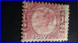 GREAT BRITAIN Queen Victoria SG48 1870 1/2d Rose-Red Plate14 Mint Unmounted