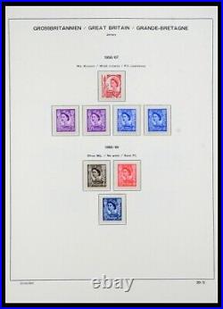 GREAT BRITAIN UK GB Colonies 1931-2009 MNH in 7 Schaubek Albums Stamp Collection