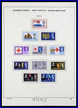 GREAT BRITAIN UK GB Colonies 1931-2009 MNH in 7 Schaubek Albums Stamp Collection