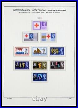 GREAT BRITAIN UK GB Colonies 1931-2009 MNH in 7 Schaubek Albums Stamp Collection