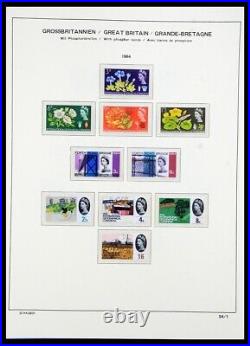 GREAT BRITAIN UK GB Colonies 1931-2009 MNH in 7 Schaubek Albums Stamp Collection