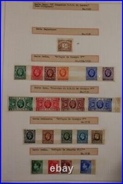 GREAT BRITAIN UK MNH 1930-1956 with SPECIMEN Ex-UPU Archive Stamp Collection