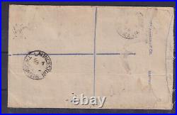 GREAT BRITAIN to TASMANIA Registered cover 1885