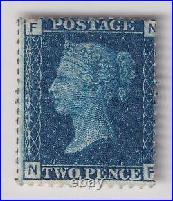 Gr. Britain Scott #30 SG47 2d QV Stamp. Mint OGH. Plate 15. PSE Cert. CV $500