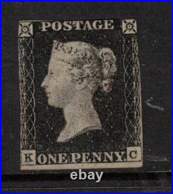 Great Britain #1 Mint Fine Large Part Original Gum Hinged