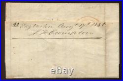 Great Britain 1 Penny Black Used on Small Cover BZ1747