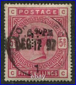 Great Britain #108 Used K Perfin