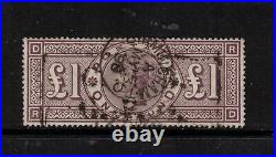 Great Britain #110 (SG #185) Very Fine Used Watermark Crown With Certificate
