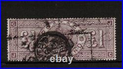 Great Britain #123a (SG #186a) Very Fine Used With Frame Broken Variety