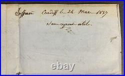 Great Britain, #17 (2) used on 1857 Cover/Folded Letter, from Cardiff to France