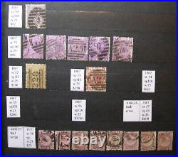 Great Britain 1840-1930 HOARD in Scott Stock Album SCV over $21K DZ