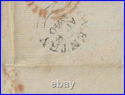 Great Britain 1840 Scott 1 in cover, august 8, world's first stamp EBGB005