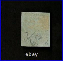 Great Britain 1841 Sc# 3 Stamp, Touched LR, Other Margin Ample, OG