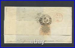 Great Britain 1868 Cover Bearing 6d Mauve To New Zealand Via Panama. Vf