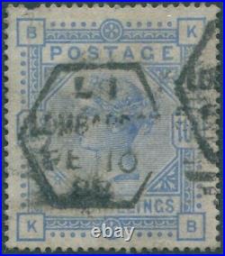 Great Britain 1883 SG183 10s ultramarine QV FU (amd)