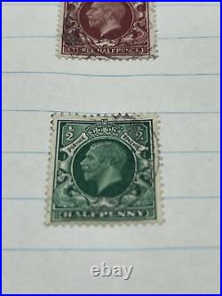 Great Britain 1924 King George V stamps Rare