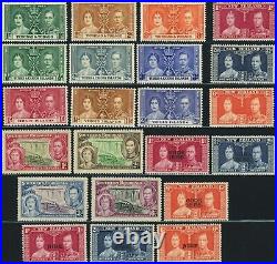 Great Britain 1937 Coronation British Commonwealth Stamp Collection Postage MLH