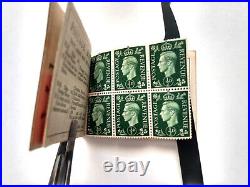 Great Britain 1940 2/6d Booklet Edition 72 WW2 GPO Stamps