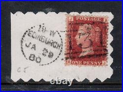 Great Britain #33 Plate #225 Very Fine Used On Piece With 131 Cancel