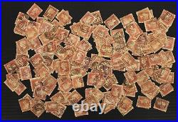 Great Britain #33 Used, Plate 95, Lot of 216