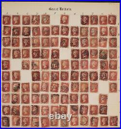 Great Britain #33 Used Plate Reconstruction, Plate 107
