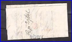 Great Britain #34b Used On Lovely Folded Letter To Lyons France