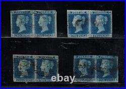 Great Britain #4 Fine Used Four Pair Set