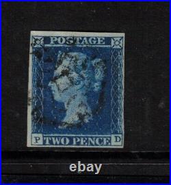 Great Britain #4b (SG #15) SG Specialized #E1(3)ui Very Fine Used Plate 3