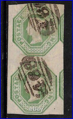 Great Britain #5 (SG #54) Used Fine Very Fine Vertical Pair