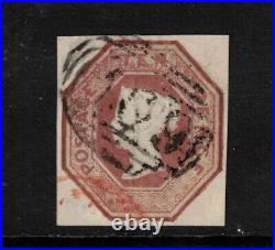 Great Britain #6 (SG #57) Extra Fine Used With'Georges' Handstamp