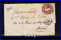 Great Britain #6 (SG #57) Very Fine Used On Choice Cover To Paris