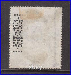 Great Britain #74 VF Used Perfin