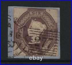 Great Britain #7b Very Fine Used On Piece With Ideal Numeral Cancel