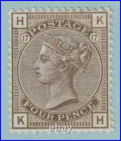 Great Britain 84 Mint Lightly Hinged Og Plate 17 No Faults Very Fine! Azv