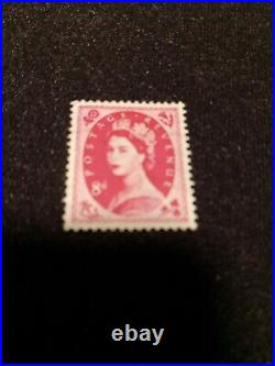 Great Britain 8c Postage Stamp Red Elizabeth II