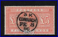 Great Britain #93 (SG #137) Extra Fine Used Gem Plate 1 Lettered C-E With Cert