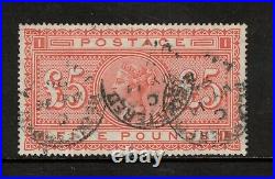 Great Britain #93 (SG #137) Extra Fine Used Orange On White Paper