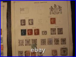 Great Britain And Gold Coast Stamps On Pages Including Many Better