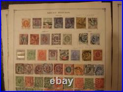 Great Britain And Gold Coast Stamps On Pages Including Many Better