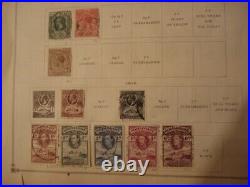 Great Britain And Gold Coast Stamps On Pages Including Many Better