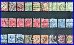 Great Britain & Colonies Lot Of 131 Stamps 1870-1936 Used Incl Scarce CV $1.200