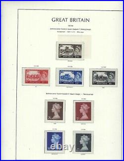 Great Britain- Complete Qeii (no Coronation-no Dues) 1952-1970 Lighthouse Pages