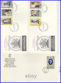 Great Britain First Day Cover Royal Events Her Majesty the Queens 60th Birthday